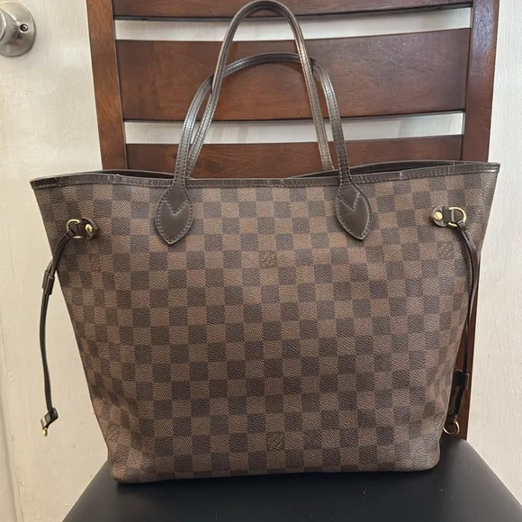 Louis vuitton neverfull MM damier ebene - Picture 14 of 17
